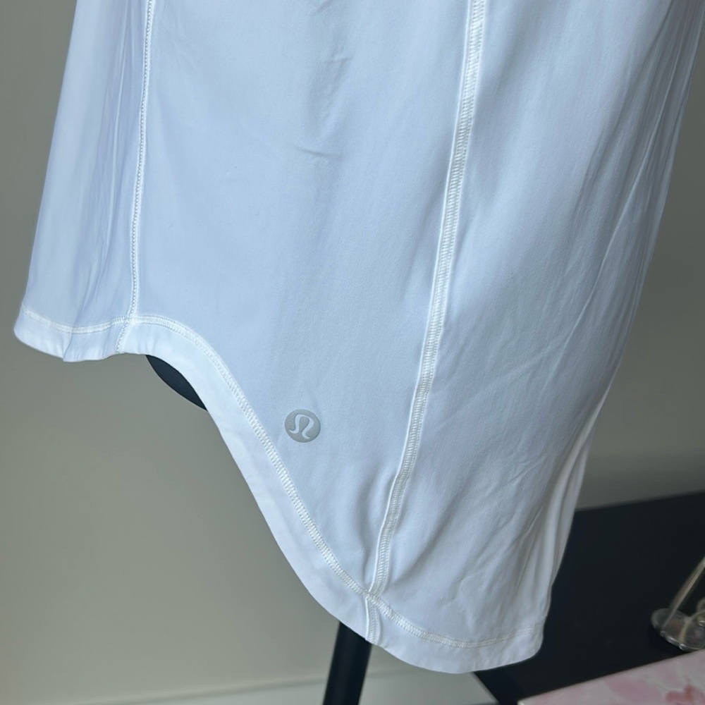 Lululemon White Mesh Back Sleeveless Tank Top - Picture 4 of 9